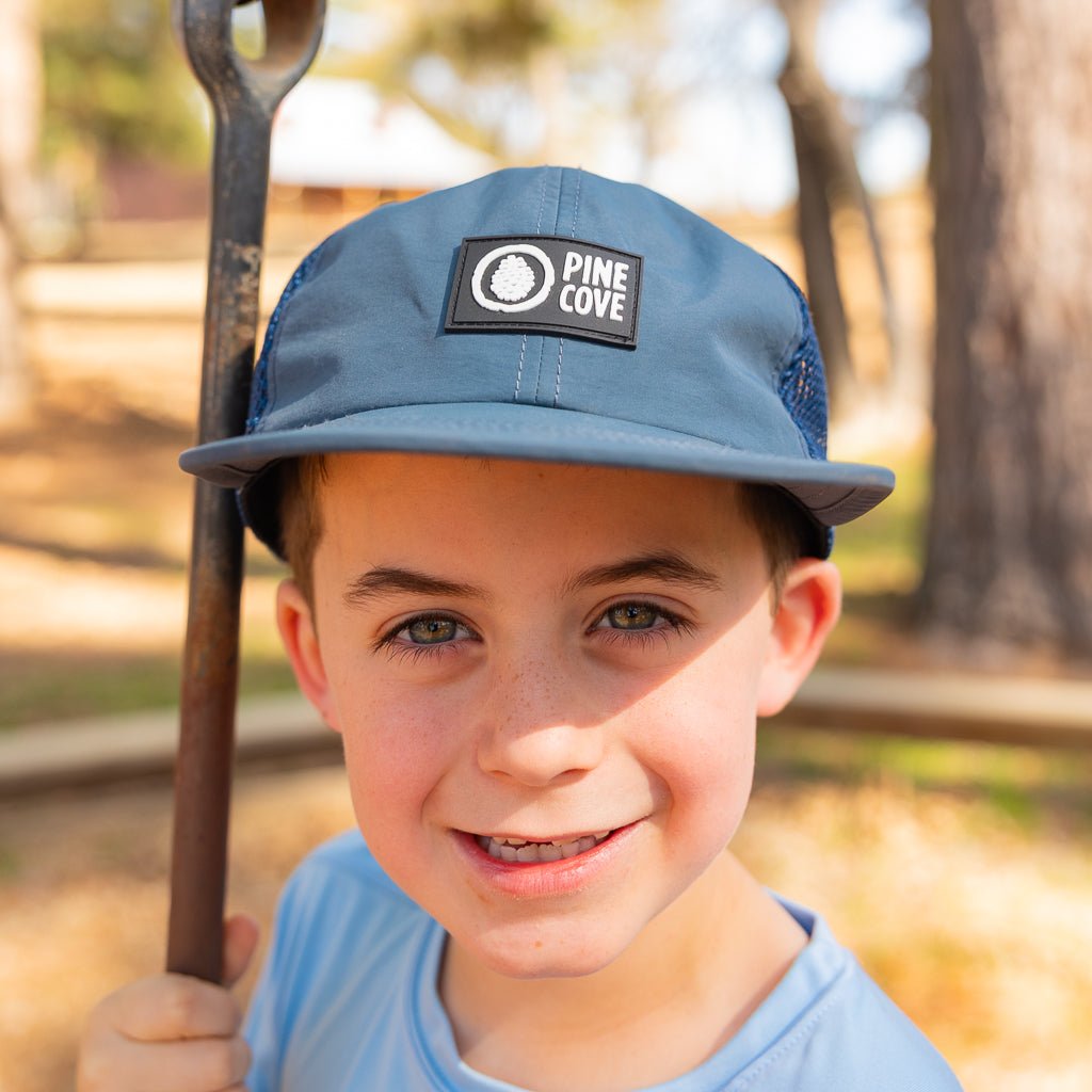 Mesh Hat - Blue - Pine Cove Web Store