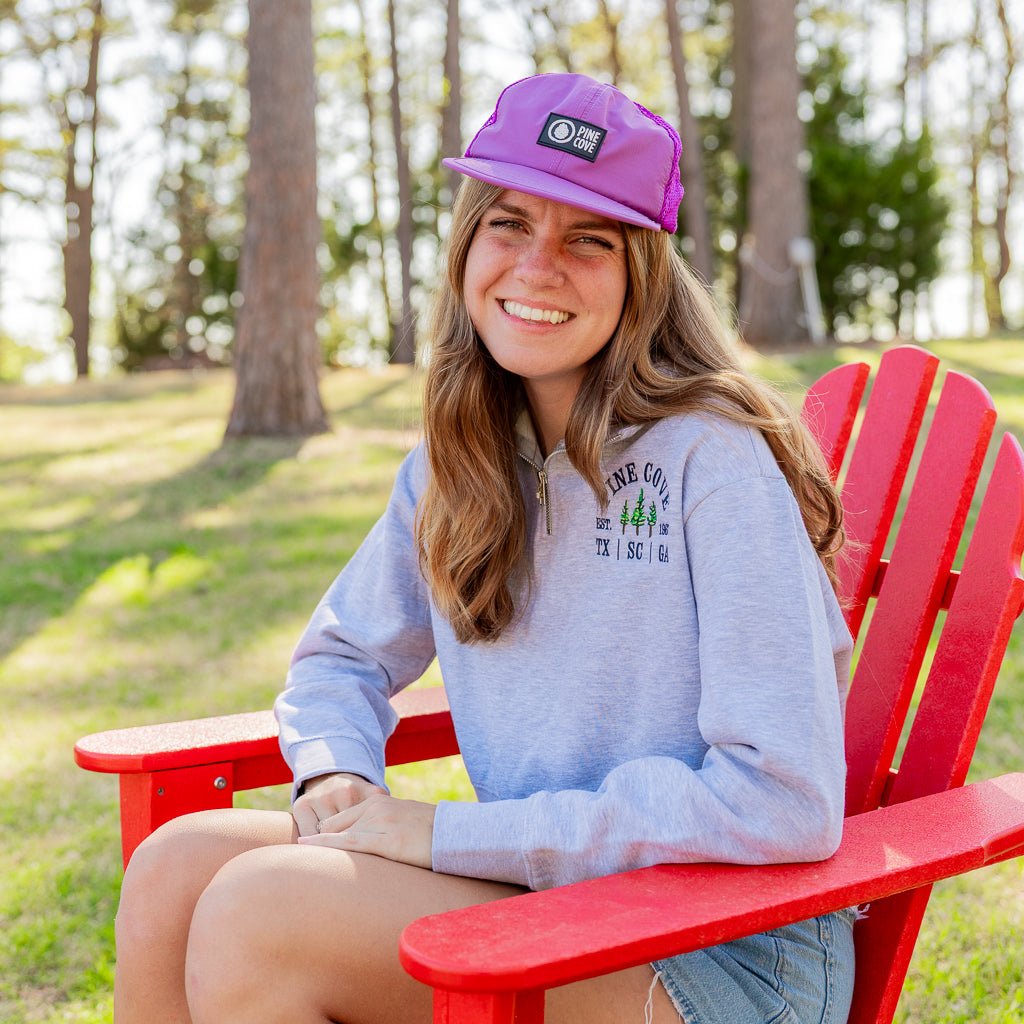 Mesh Hat - Purple - Pine Cove Web Store