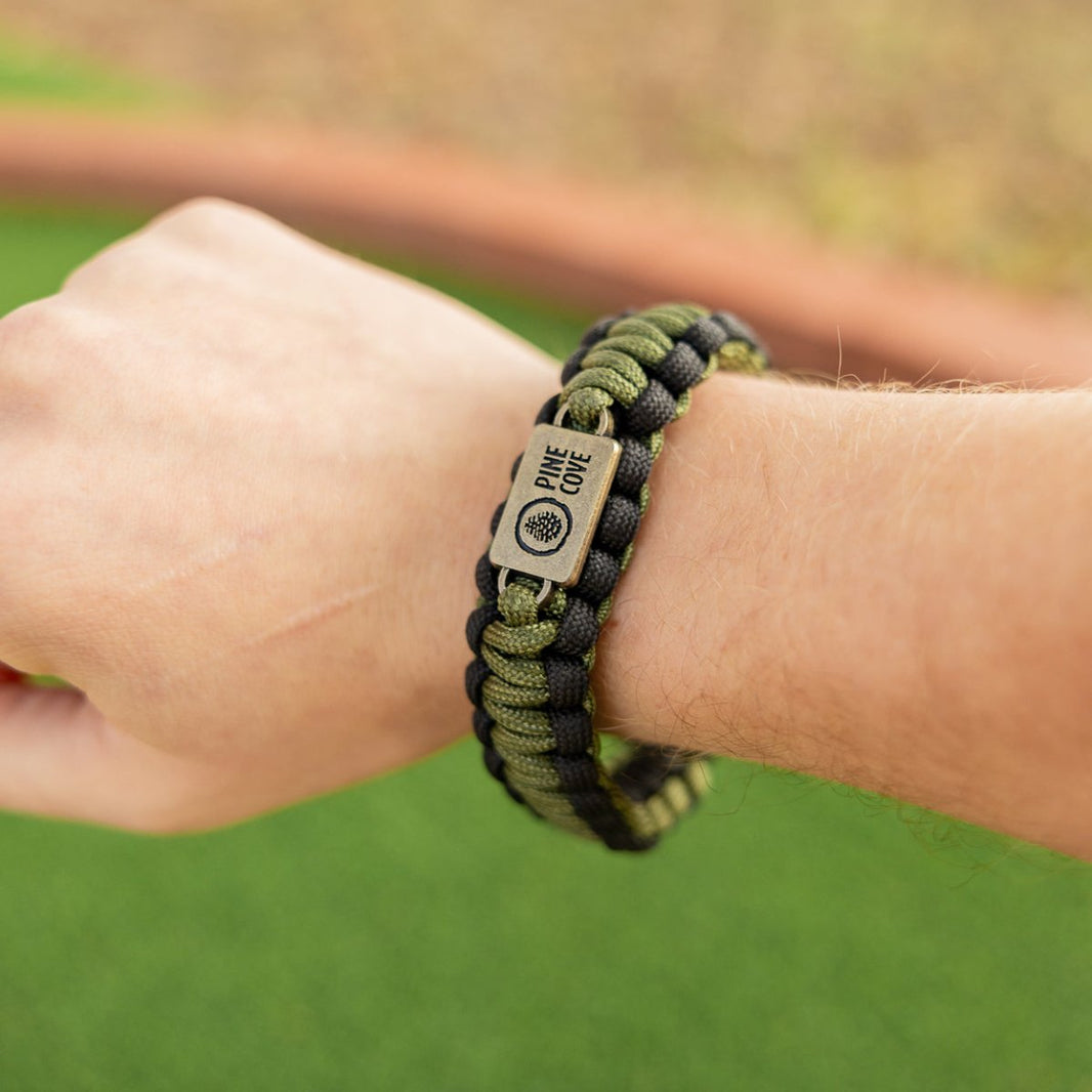 Camo Paracord Bracelet - Pine Cove Web Store