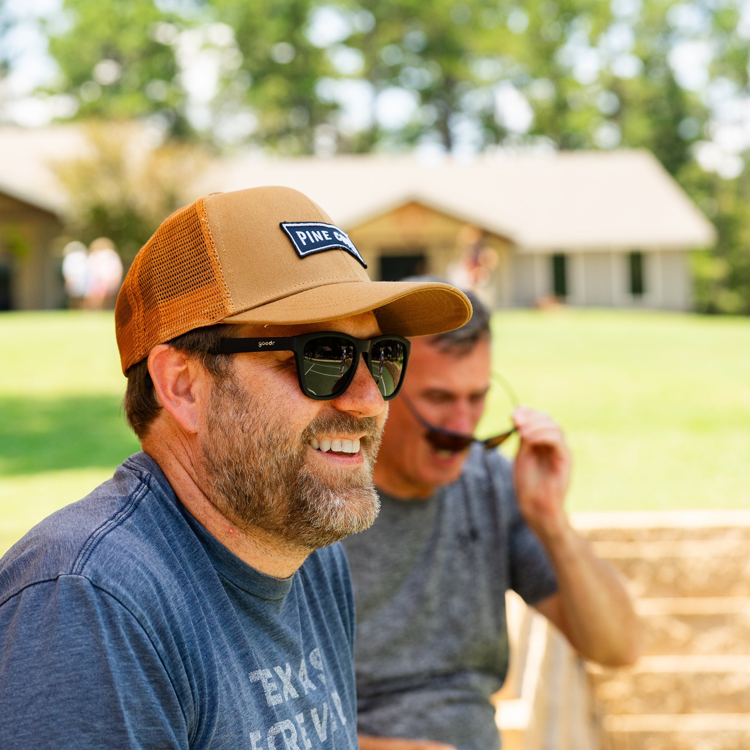 Brown Patch Hat