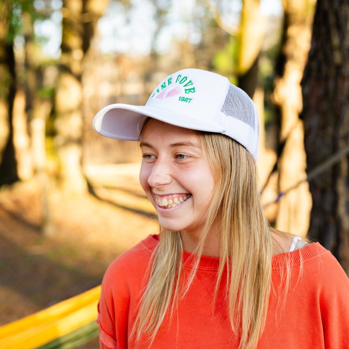 White Pickleball Hat - Pine Cove Web Store
