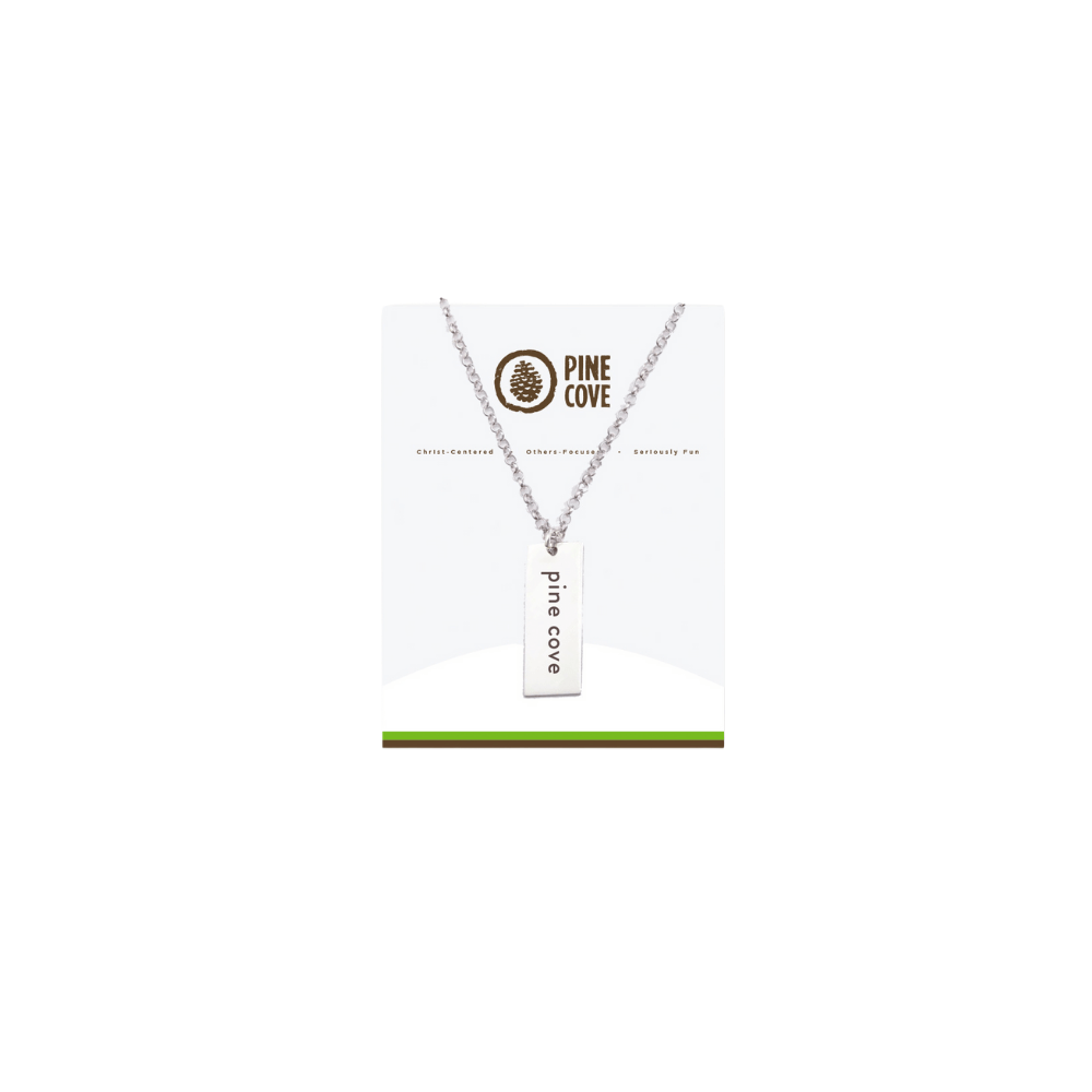 Silver Tag Necklace - Pine Cove Web Store