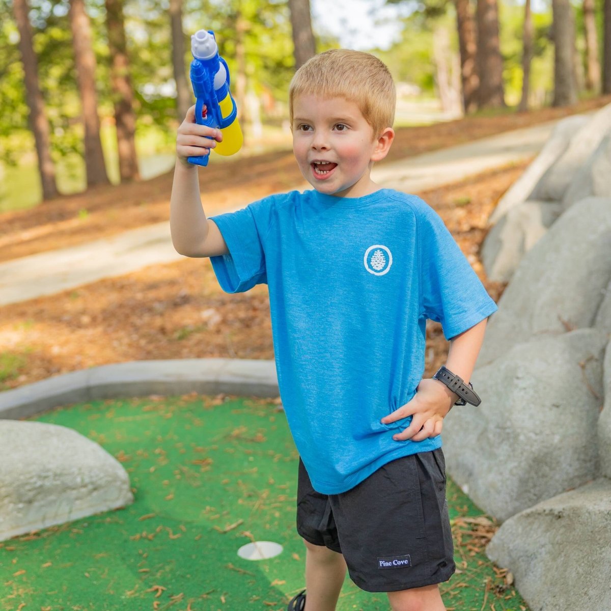 Youth Simple Active Tee - Pine Cove Web Store