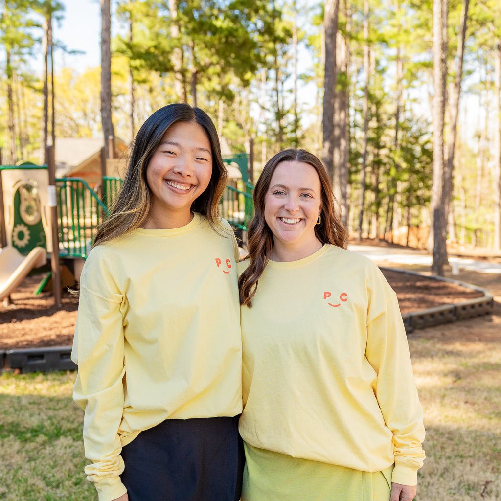 Adult Smiley Long Sleeve - Pine Cove Web Store