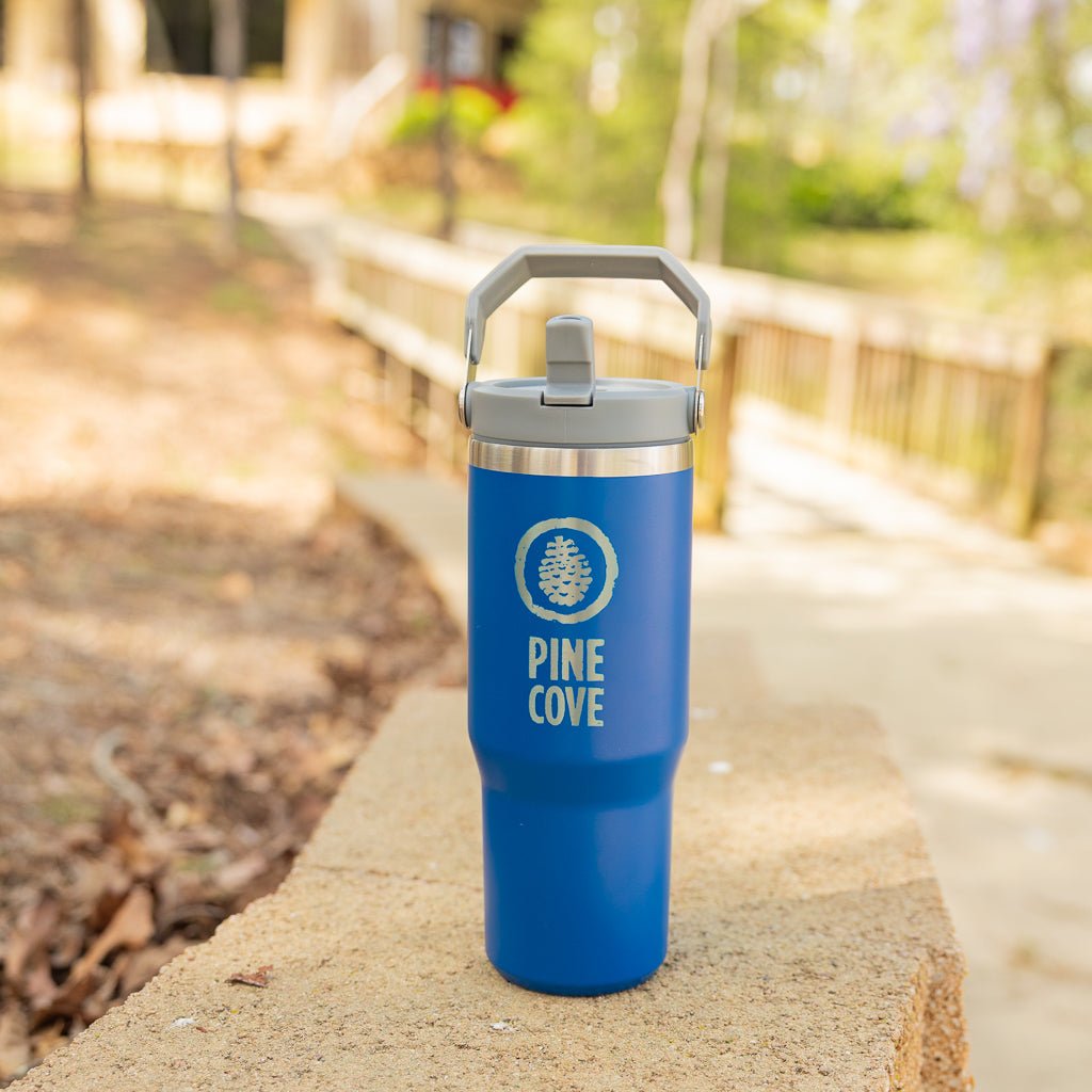 Steel Handle Tumbler - Pine Cove Web Store