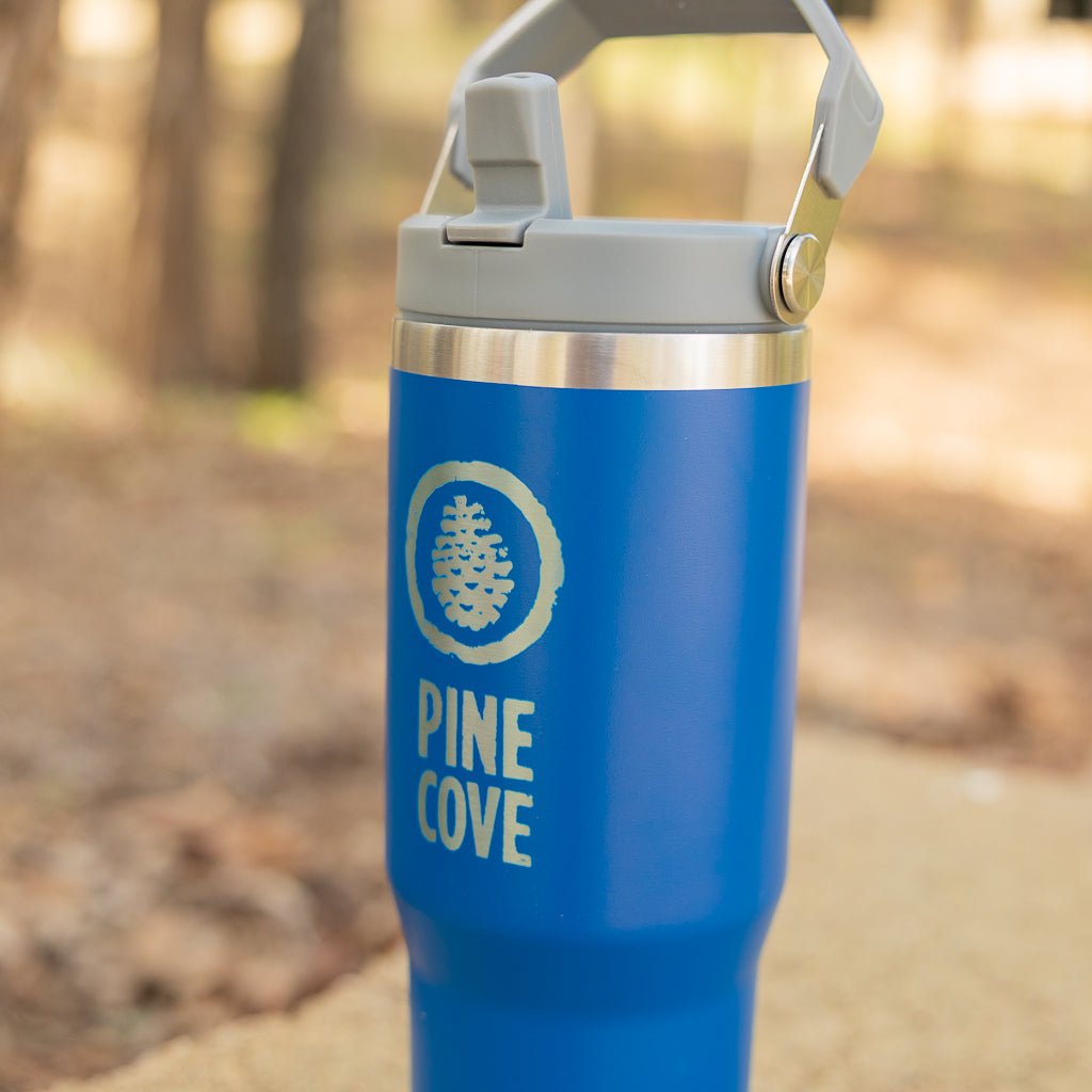 Steel Handle Tumbler - Pine Cove Web Store