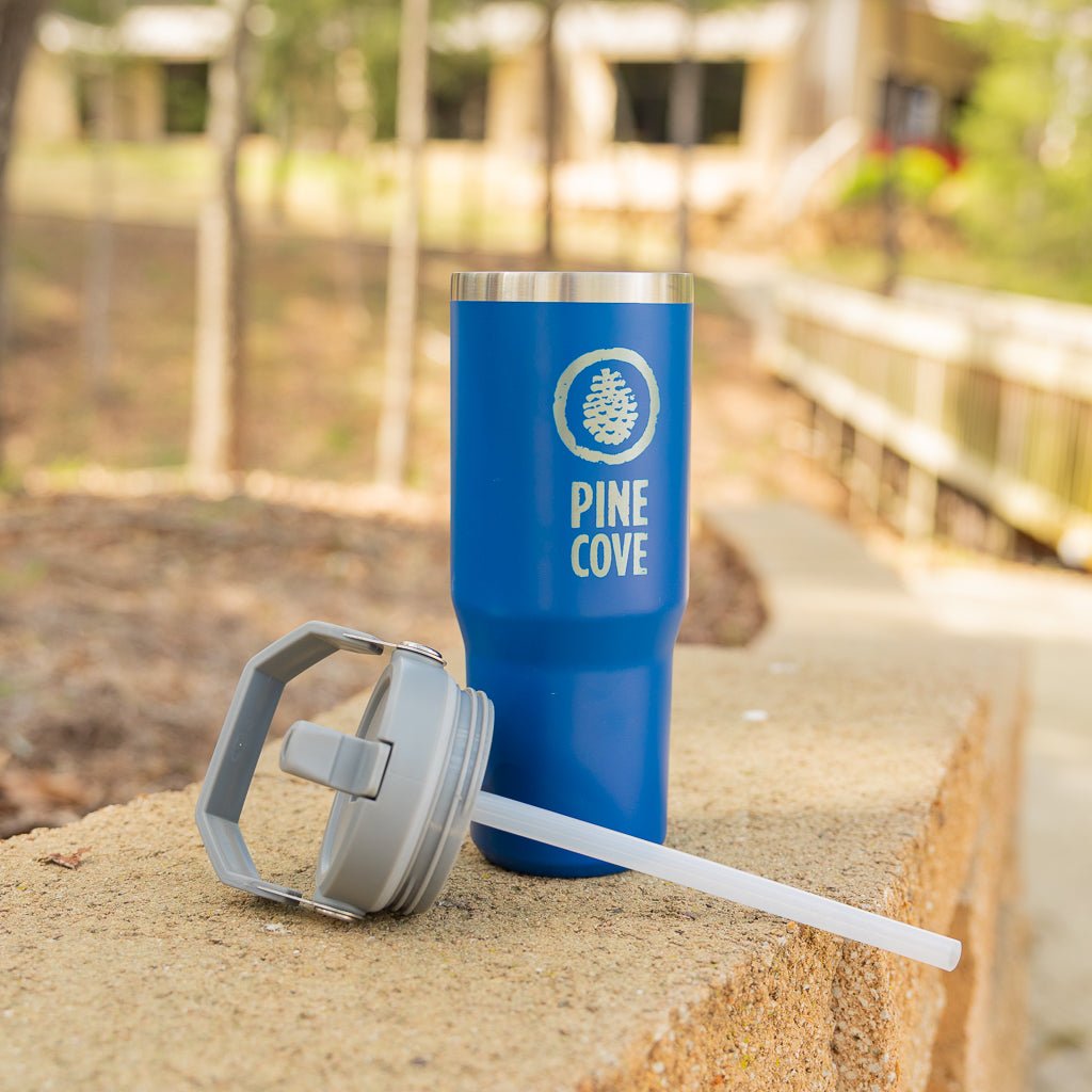 Steel Handle Tumbler - Pine Cove Web Store
