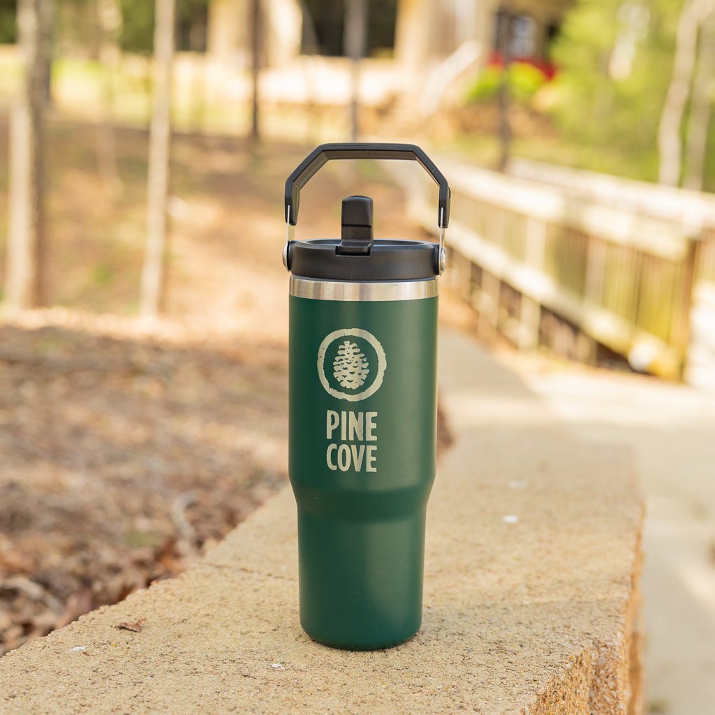 Steel Handle Tumbler - Pine Cove Web Store