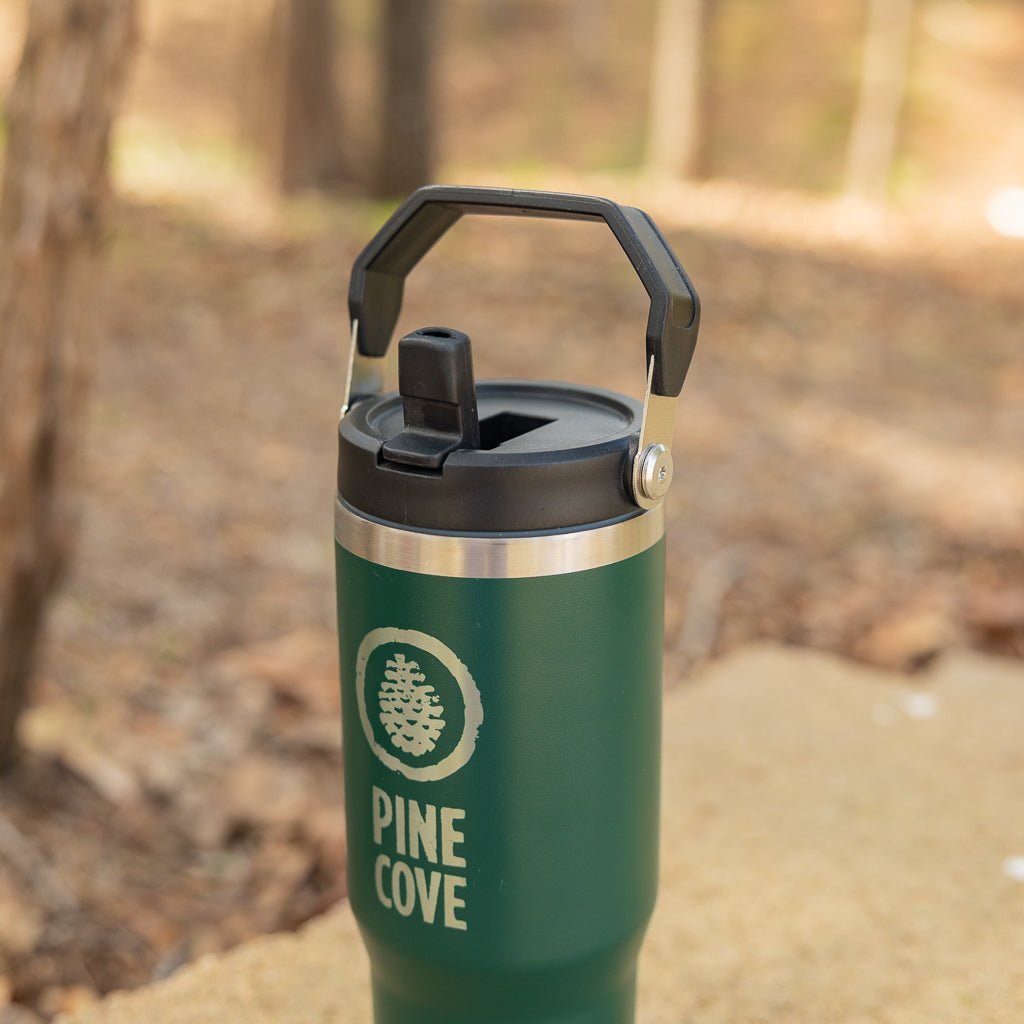 Steel Handle Tumbler - Pine Cove Web Store