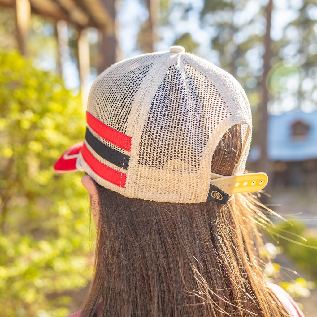 Striped Trucker Hat - Pine Cove Web Store