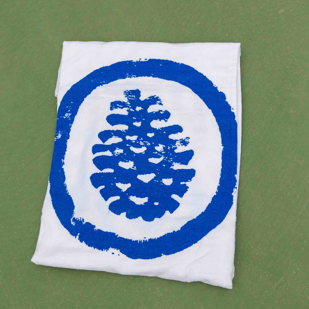 White and Blue Pine Cove Towel - Pine Cove Web Store
