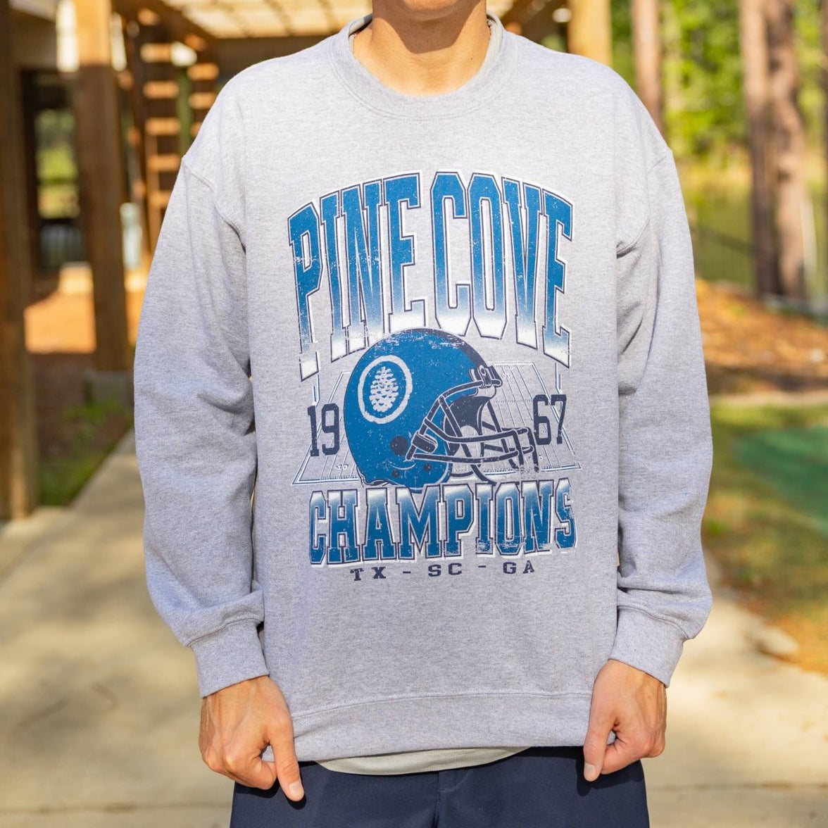 Adult Vintage Champions Crew - Pine Cove Web Store