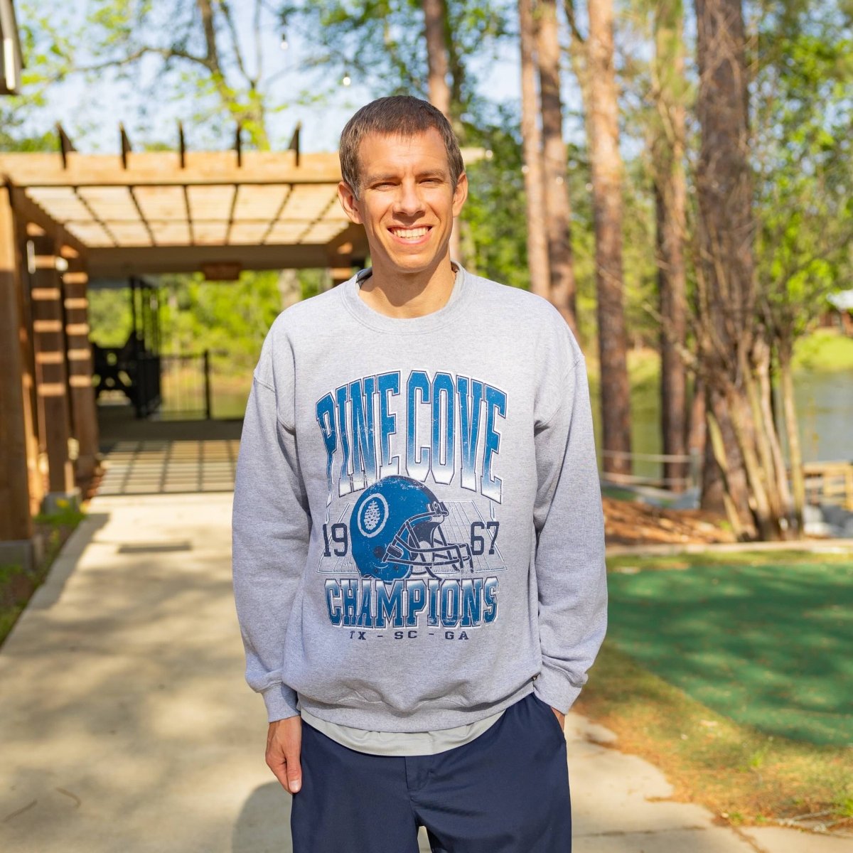 Adult Vintage Champions Crew - Pine Cove Web Store