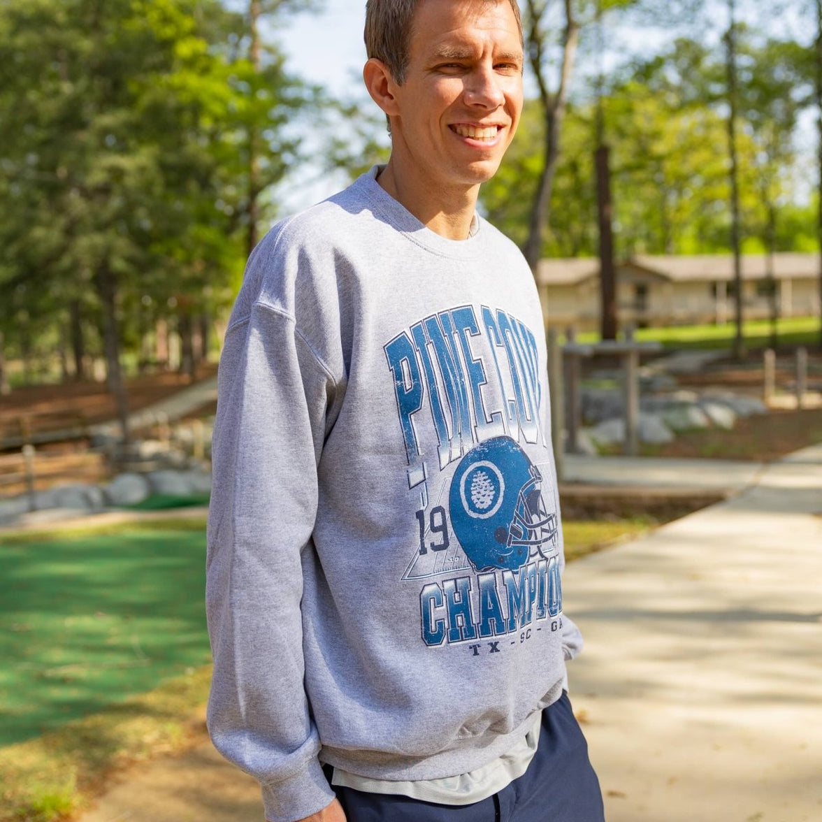 Adult Vintage Champions Crew - Pine Cove Web Store