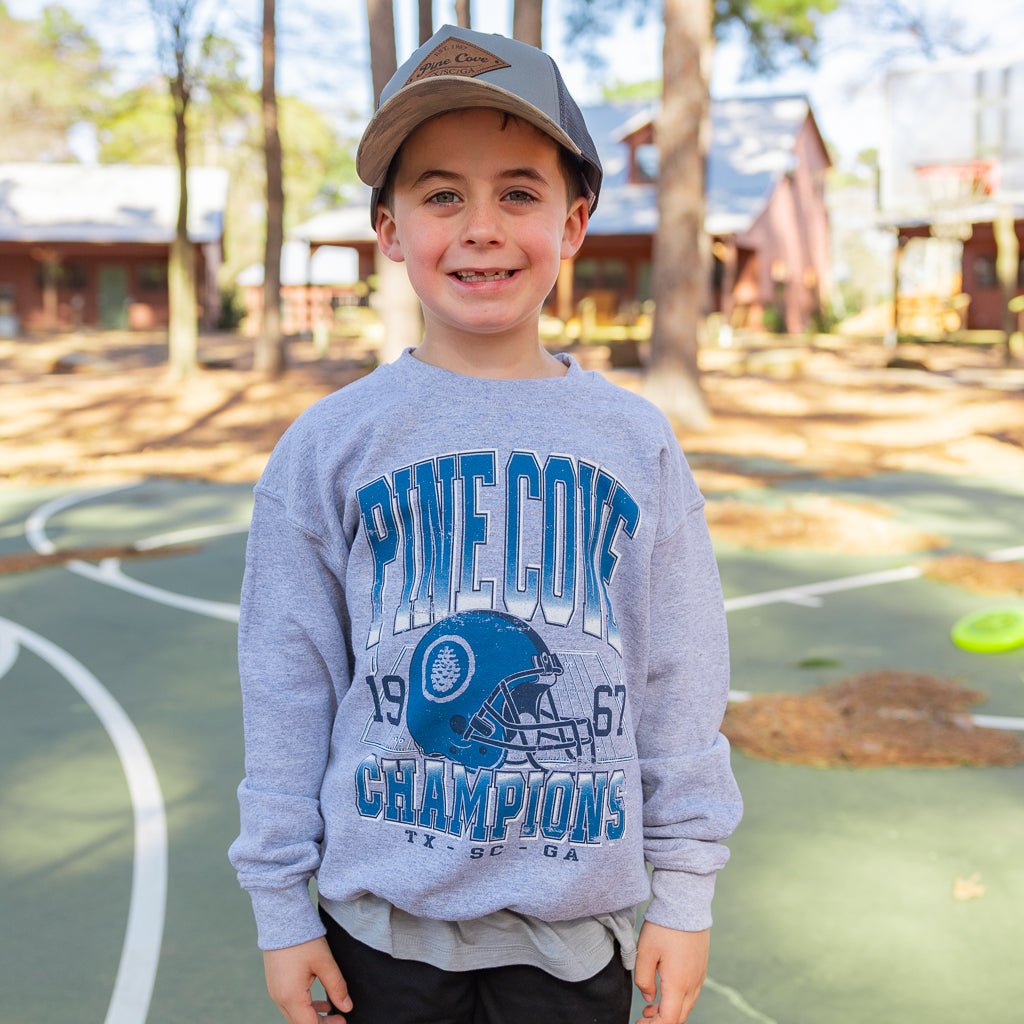 Youth Vintage Champions Crew - Pine Cove Web Store
