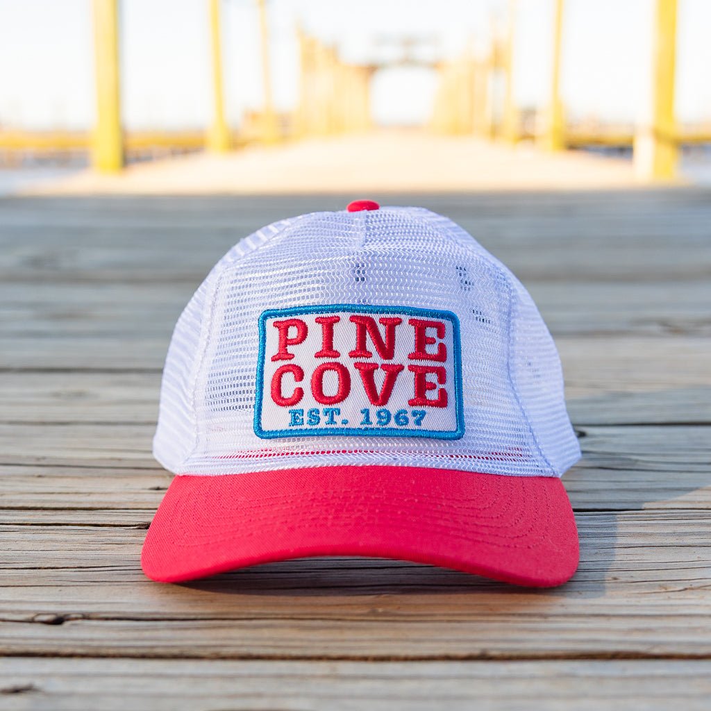 White Mesh Hat - Pine Cove Web Store