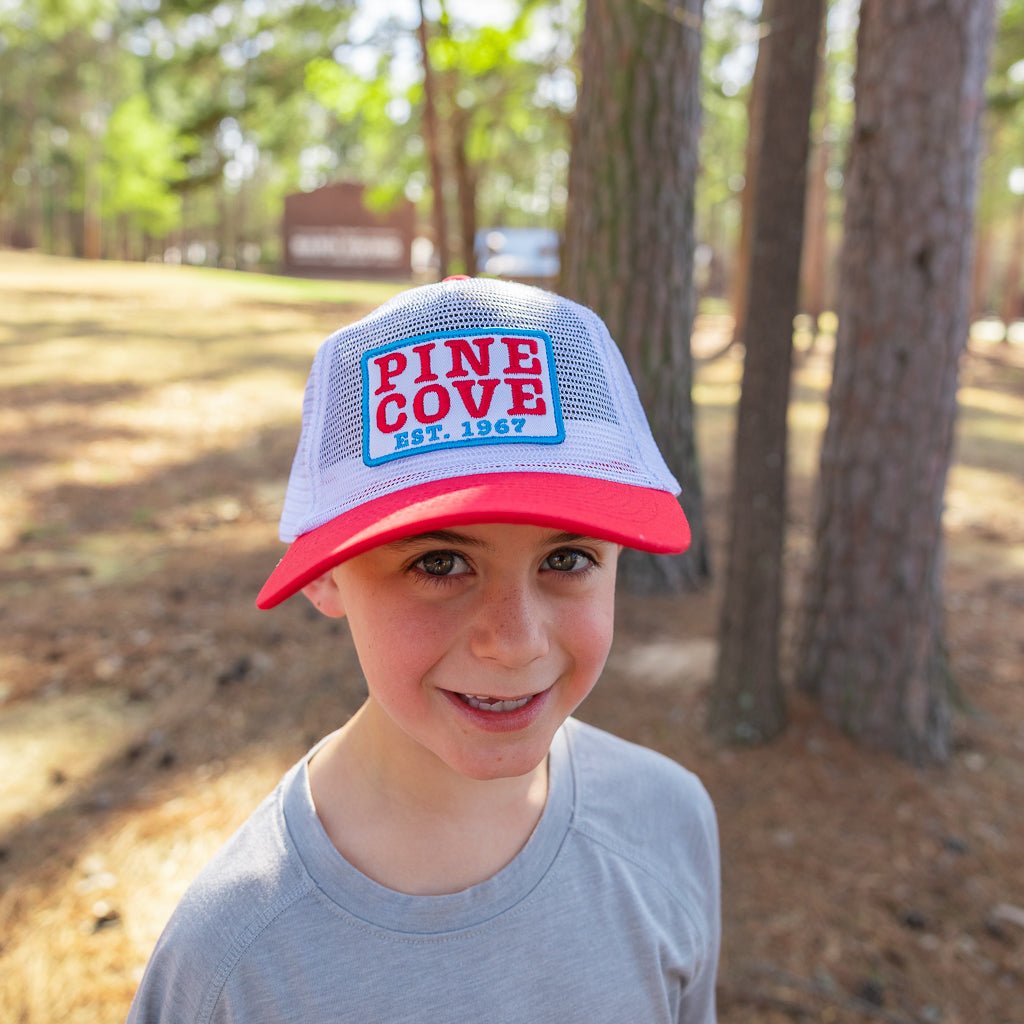 White Mesh Hat - Pine Cove Web Store