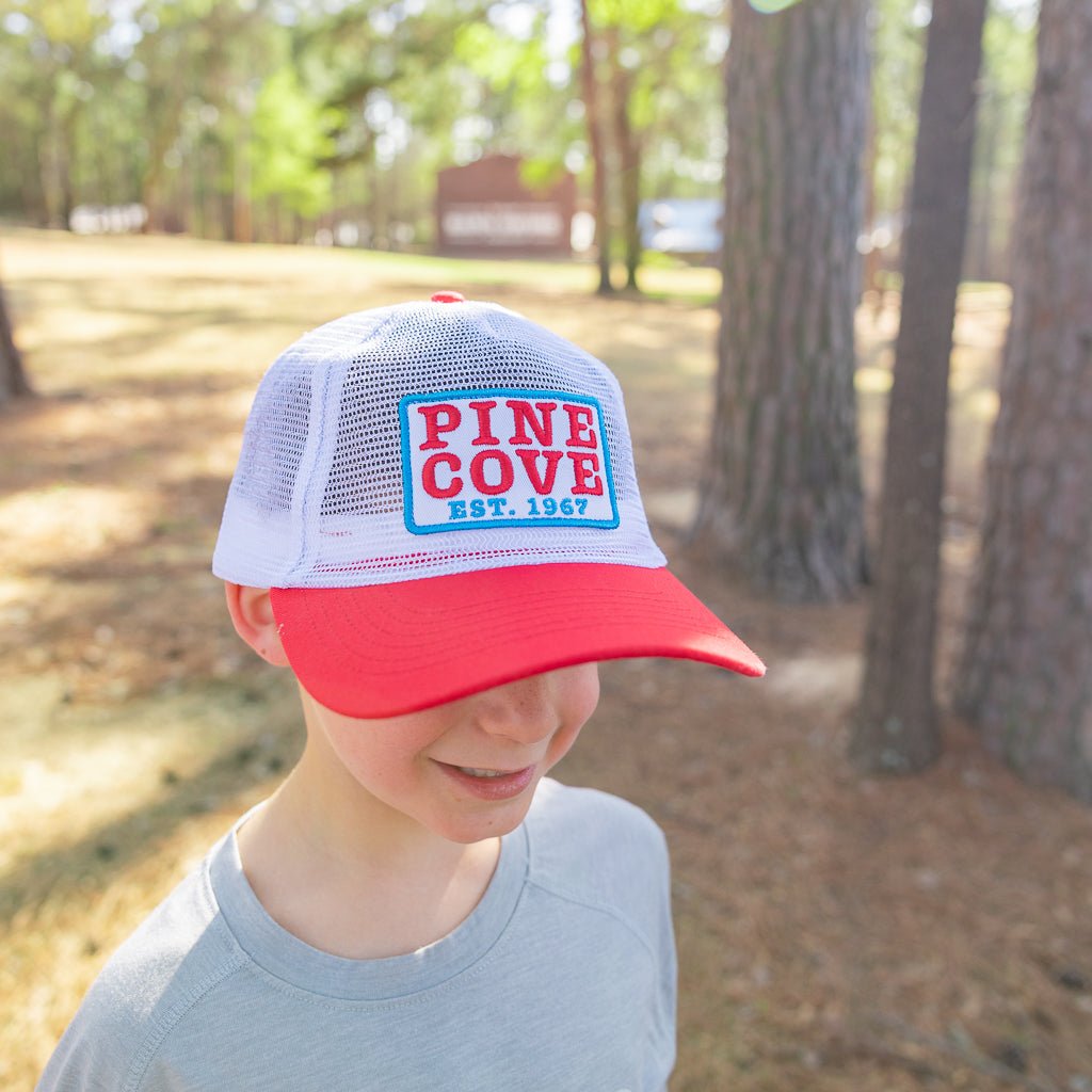 White Mesh Hat - Pine Cove Web Store