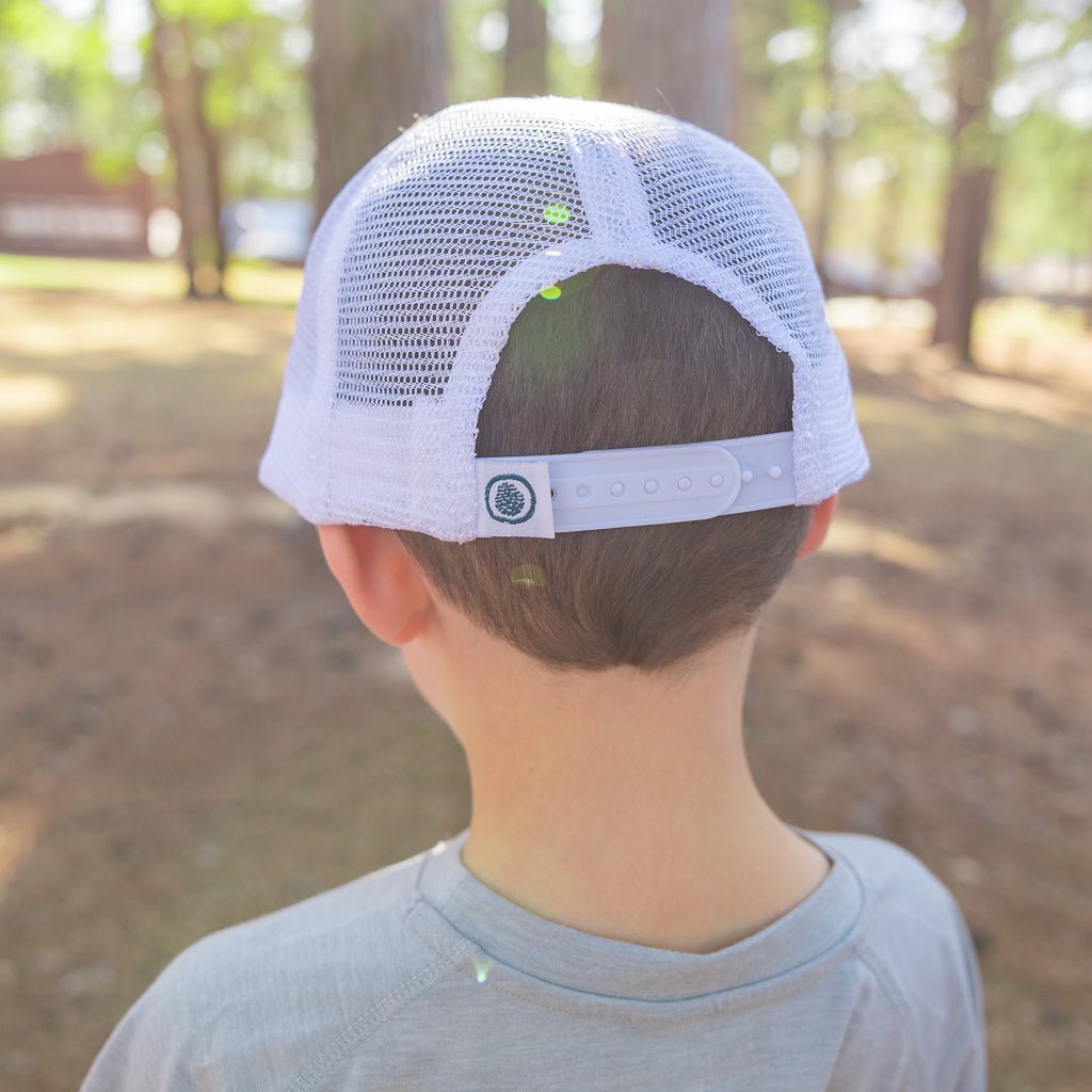 White Mesh Hat - Pine Cove Web Store