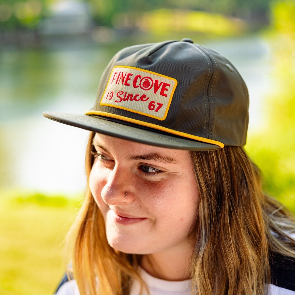 Green Patch Hat - Pine Cove Web Store