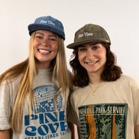 Hat Olive Rope Cursive Corduroy - Pine Cove Web Store