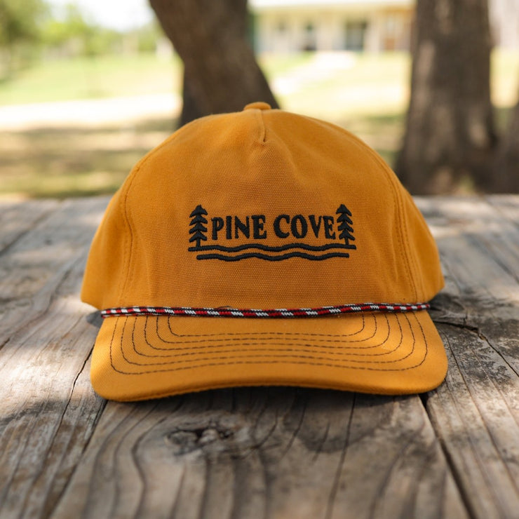 Hat Mustard Rope Tree - Pine Cove Web Store