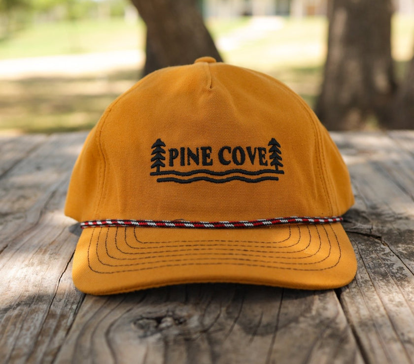 Hat Mustard Rope Tree - Pine Cove Web Store