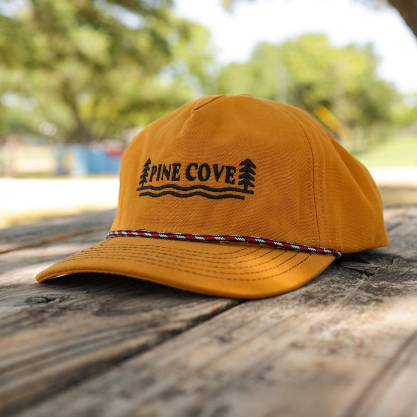 Hat Mustard Rope Tree - Pine Cove Web Store