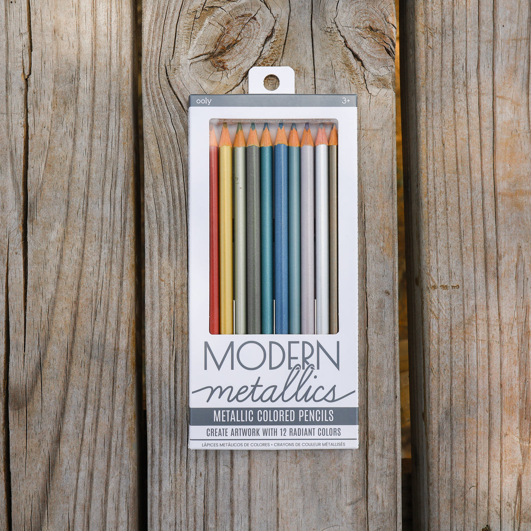 Modern Metallic Colored Pencils
