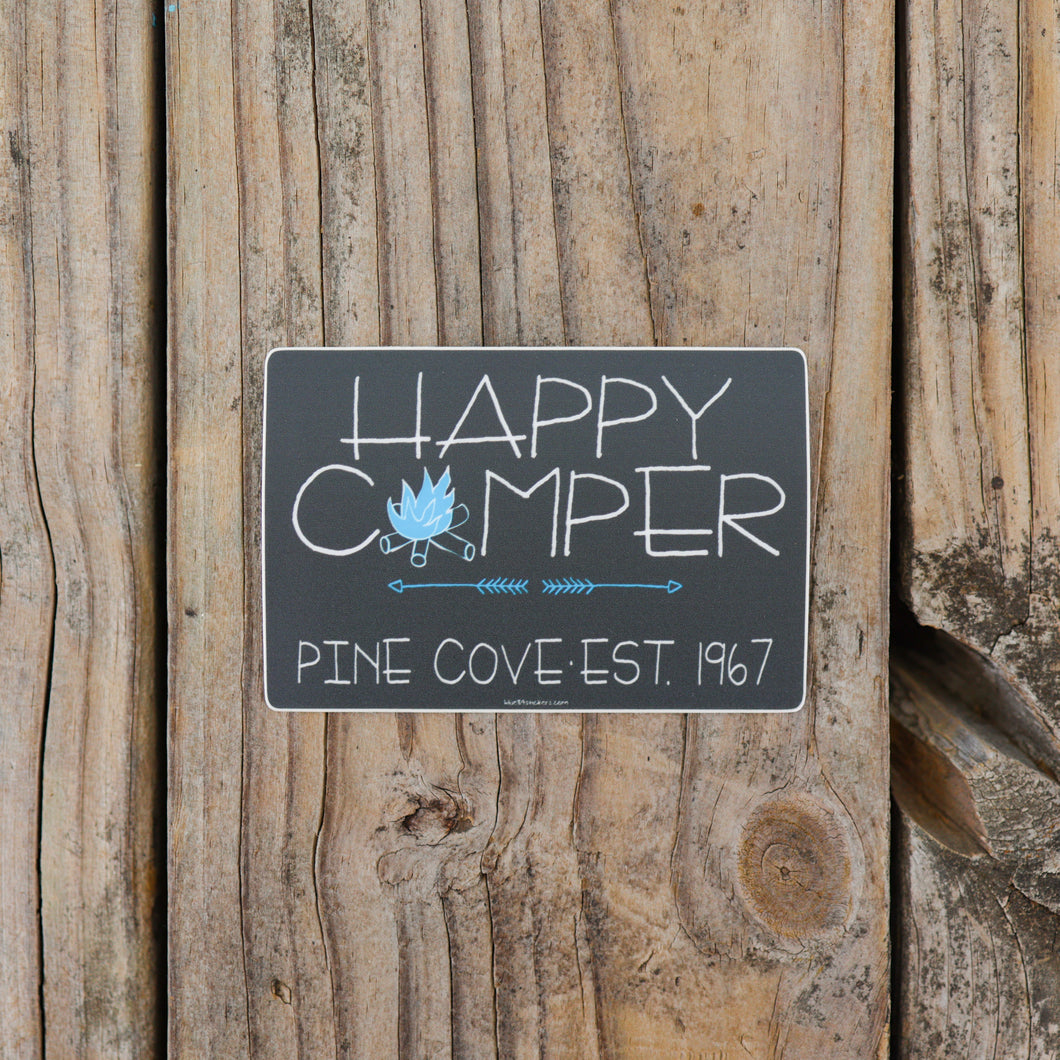 Sticker Happy Camper