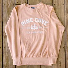 Load image into Gallery viewer, Cameo Pink w/ Trees Crew Sweatshirt

