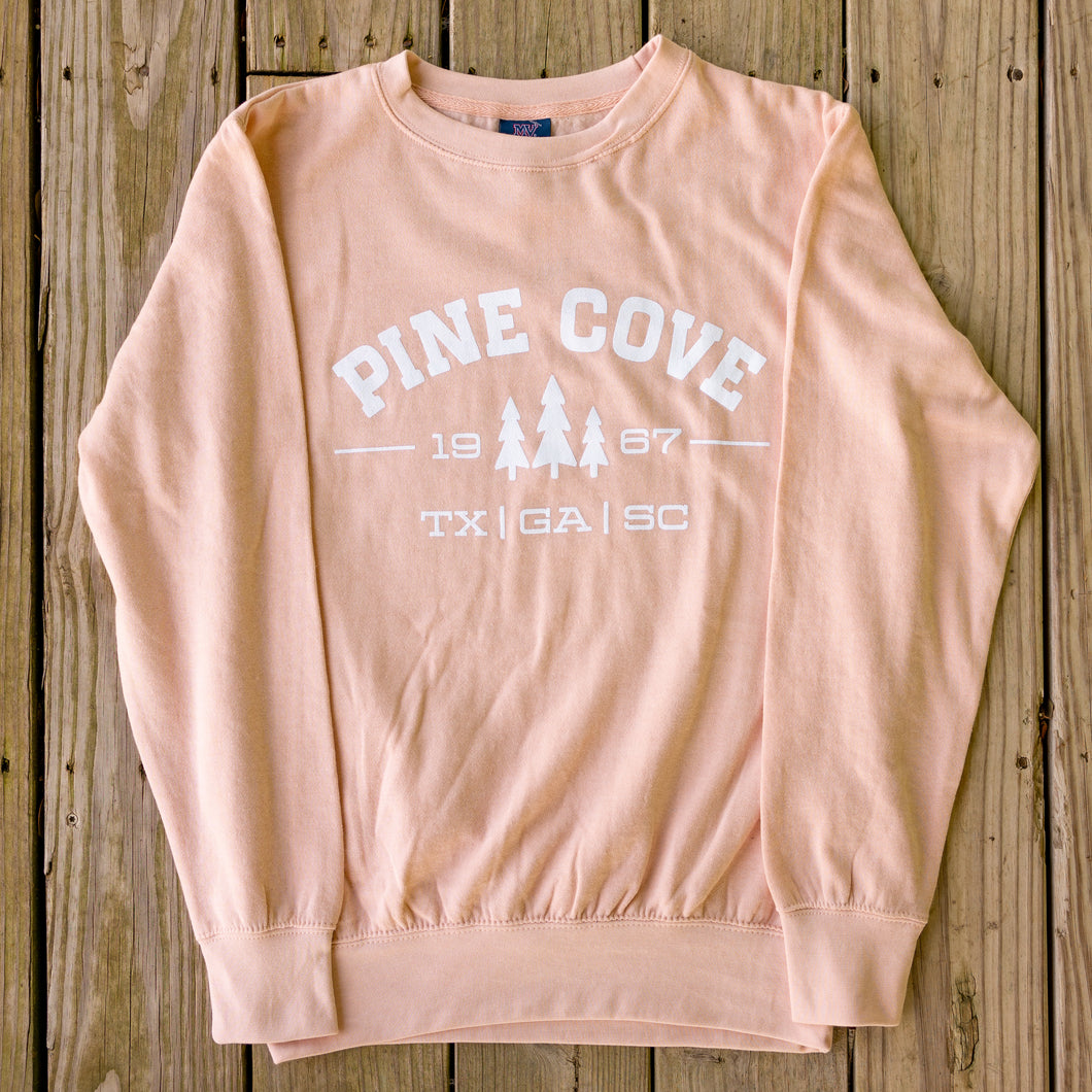 Cameo Pink w/ Trees Crew Sweatshirt